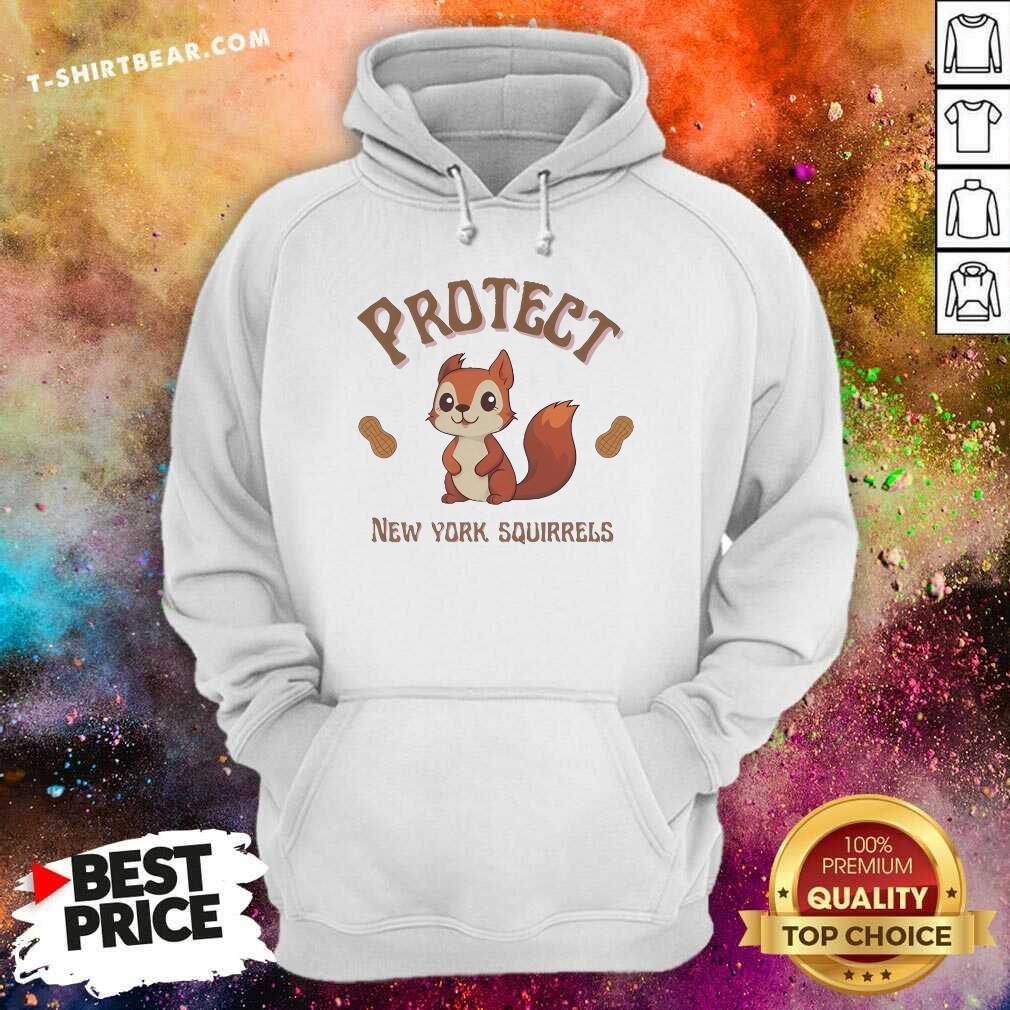 Top Peanut The Squirrel Protector New York Squirrel Hoodie