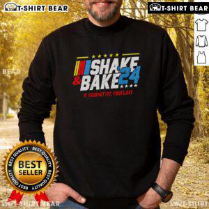 Top Shake and Bake sweatshirt for 2024, featuring bold graphics and a stylish design, perfect for sporty fashion.