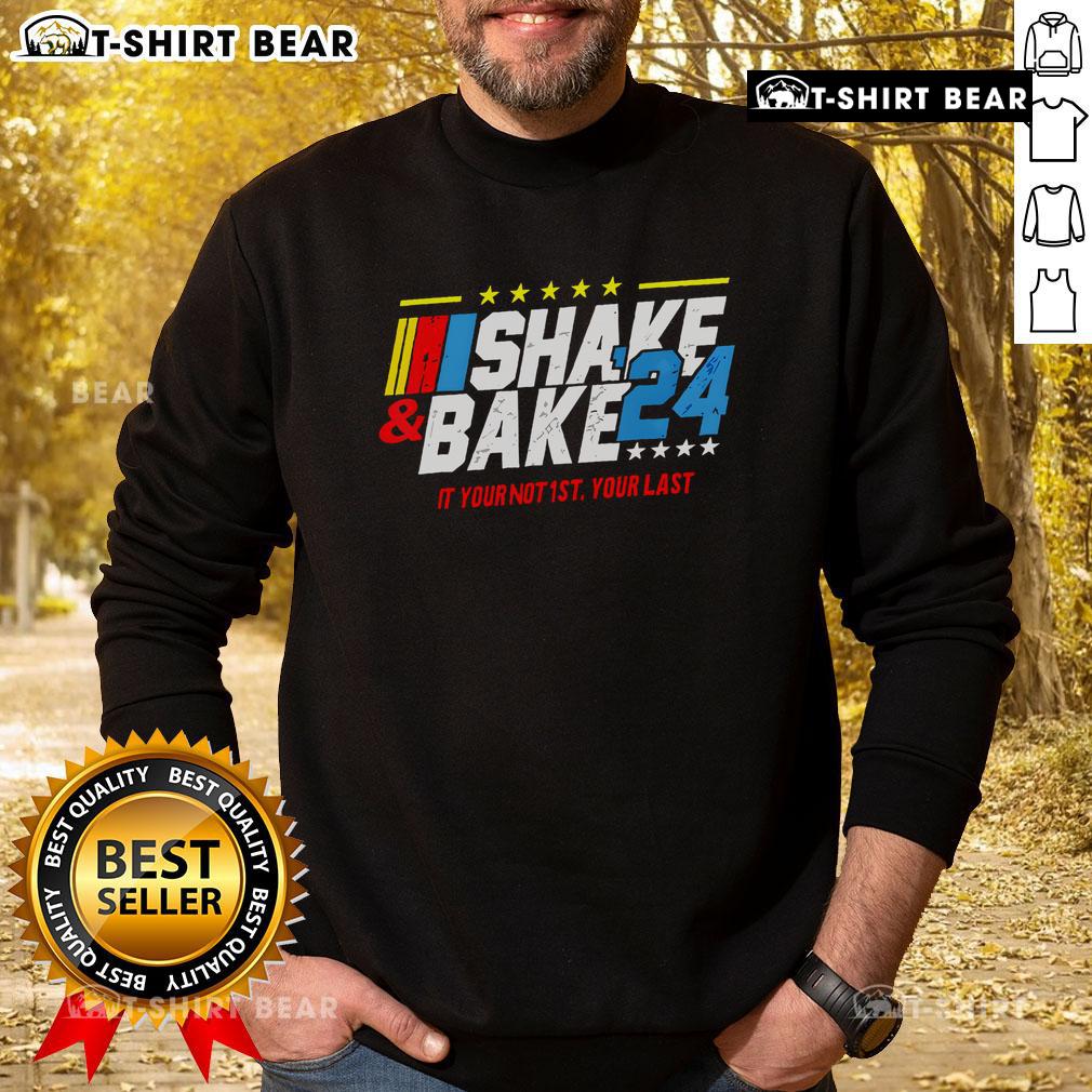 Top Shake and Bake sweatshirt for 2024, featuring bold graphics and a stylish design, perfect for sporty fashion.
