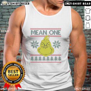 Top The Grinch Mean One Ugly Christmas Tank Top featuring festive design perfect for holiday celebrations.