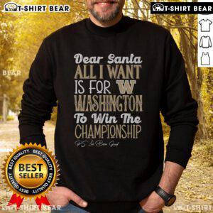 Cozy Top Washington Huskies All I Want sweatshirt in purple, perfect for fans showing team spirit and style.