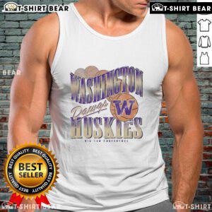 Top Washington Huskies Baller Bounce Tank Top featuring vibrant team colors and logo, perfect for game day wear.