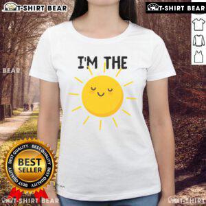 Funny Pretend to Be the Sun Show Halloween Ladies Tee featuring a playful sun graphic for festive Halloween fun.