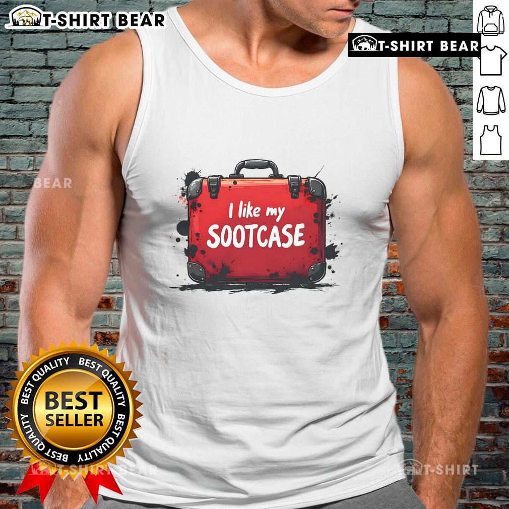 Funny Trump Victory 2024 meme tank top featuring 'Good I Like My Suitcase' design, perfect for supporters and humor lovers.