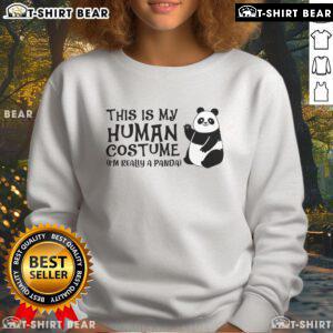 Good Panda sweatshirt featuring a cute panda design, perfect for cozy wear and animal lovers. This is my Hu costume!