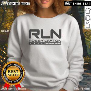 Good RLN Robby Layton Nation logo sweatshirt featuring vibrant design and comfortable fit for fans.