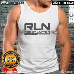 Good RLN Robby Layton Nation logo tank top featuring vibrant colors and a stylish design for fans and supporters.
