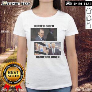 Hot Hunter Biden Gatherer Ladies Tee featuring a stylish design celebrating Hunter Biden's unique style and persona.