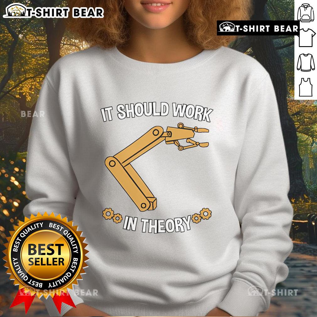 Nice-It-Should-Work-In-Theory-Robot-Sweatshirt featuring a playful robot graphic on a cozy sweatshirt design.