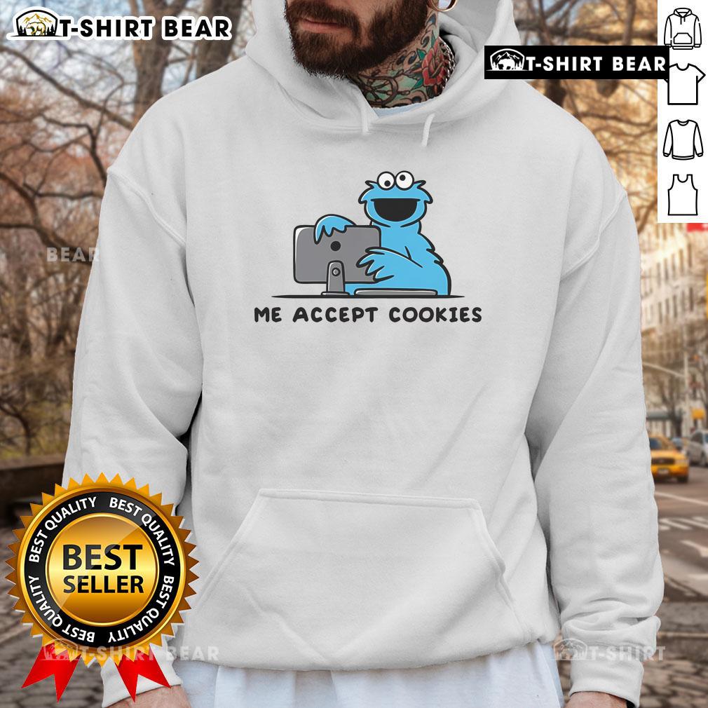 Cozy Nice Me Accept Cookies Hoodie in stylish design, perfect for casual wear and cookie enthusiasts.