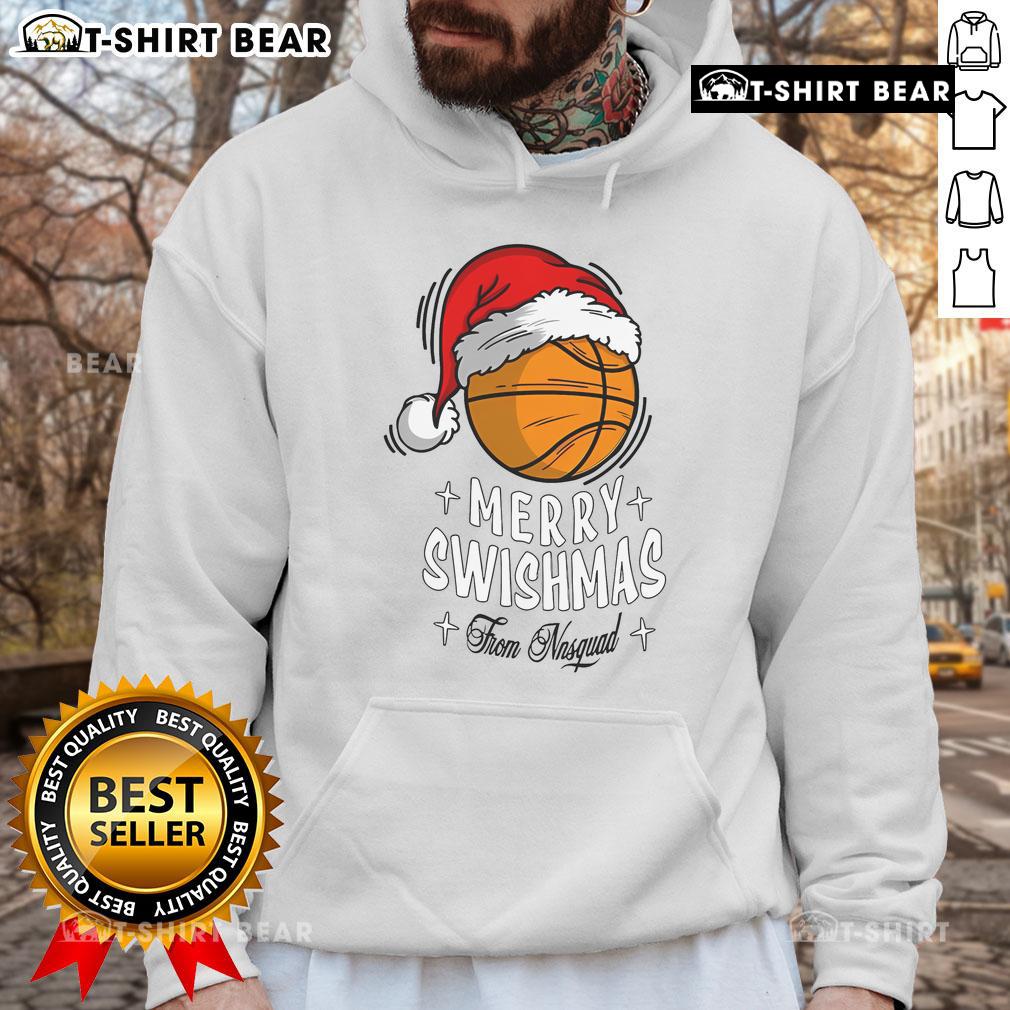 Nice Noah Neumann Swishmas hoodie from Nnsquad features festive Christmas design perfect for holiday celebrations.