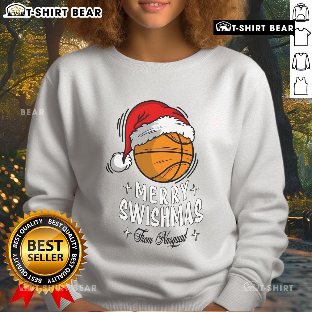 Nice Noah Neumann Swishmas sweatshirt from NNSquad featuring festive design perfect for Christmas celebrations.