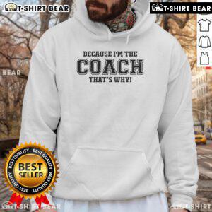Nice novelty hoodie for sports coaches featuring a fun design, perfect for game days and team spirit.