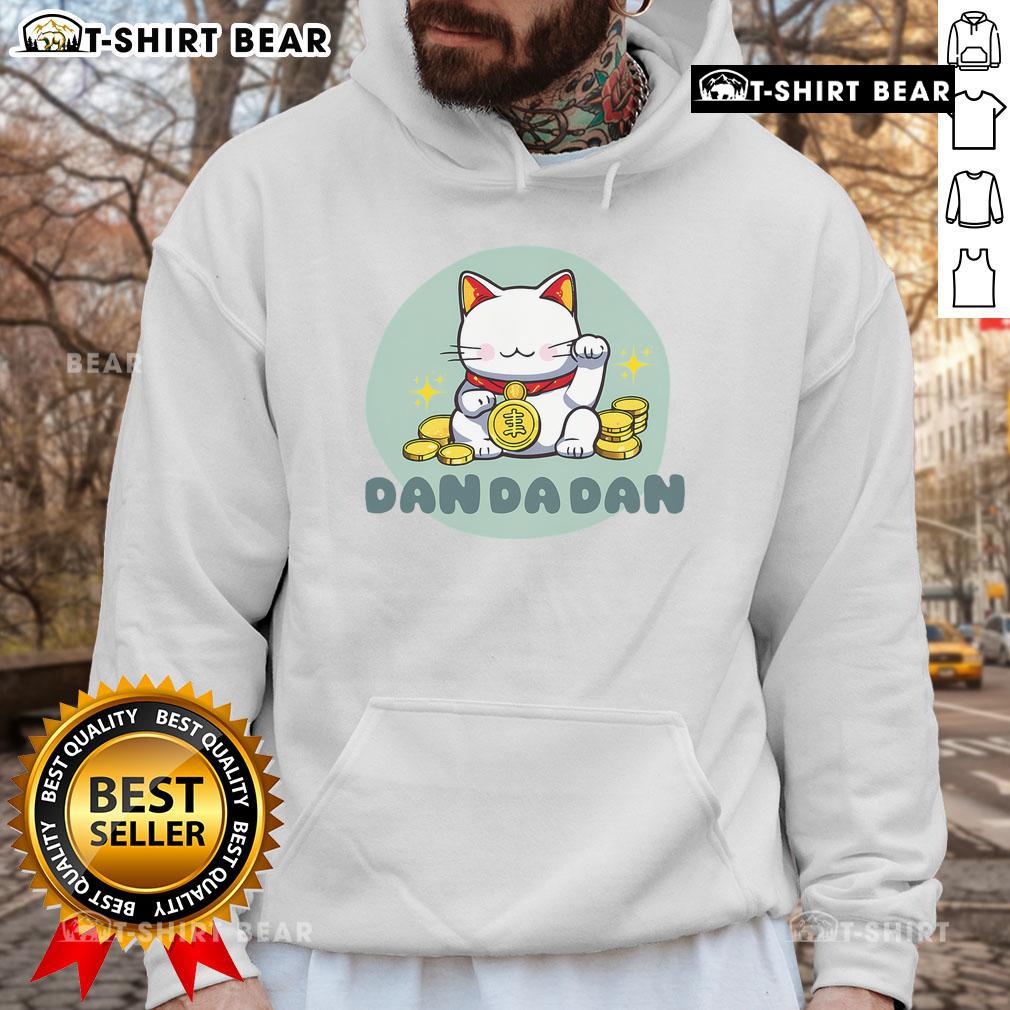 Cute anime manga design hoodie featuring Nice Turbogranny Dandadan cat, perfect for fans of stylish streetwear.