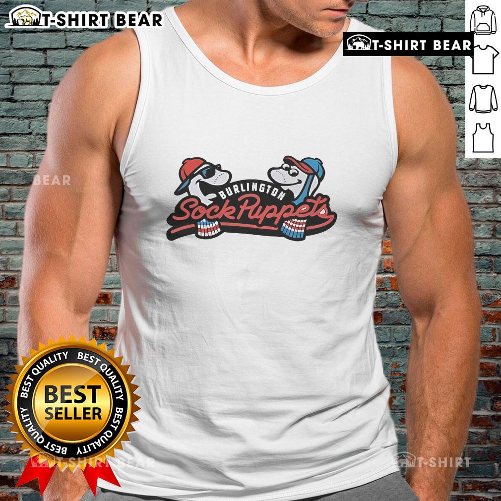Official Bill Belichick sock puppets tank top featuring fun graphics for fans of the New England Patriots and football.