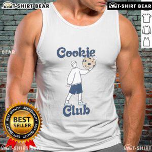 Official Crave Cookie Club 2024 tank top featuring a stylish design for cookie enthusiasts and fans.
