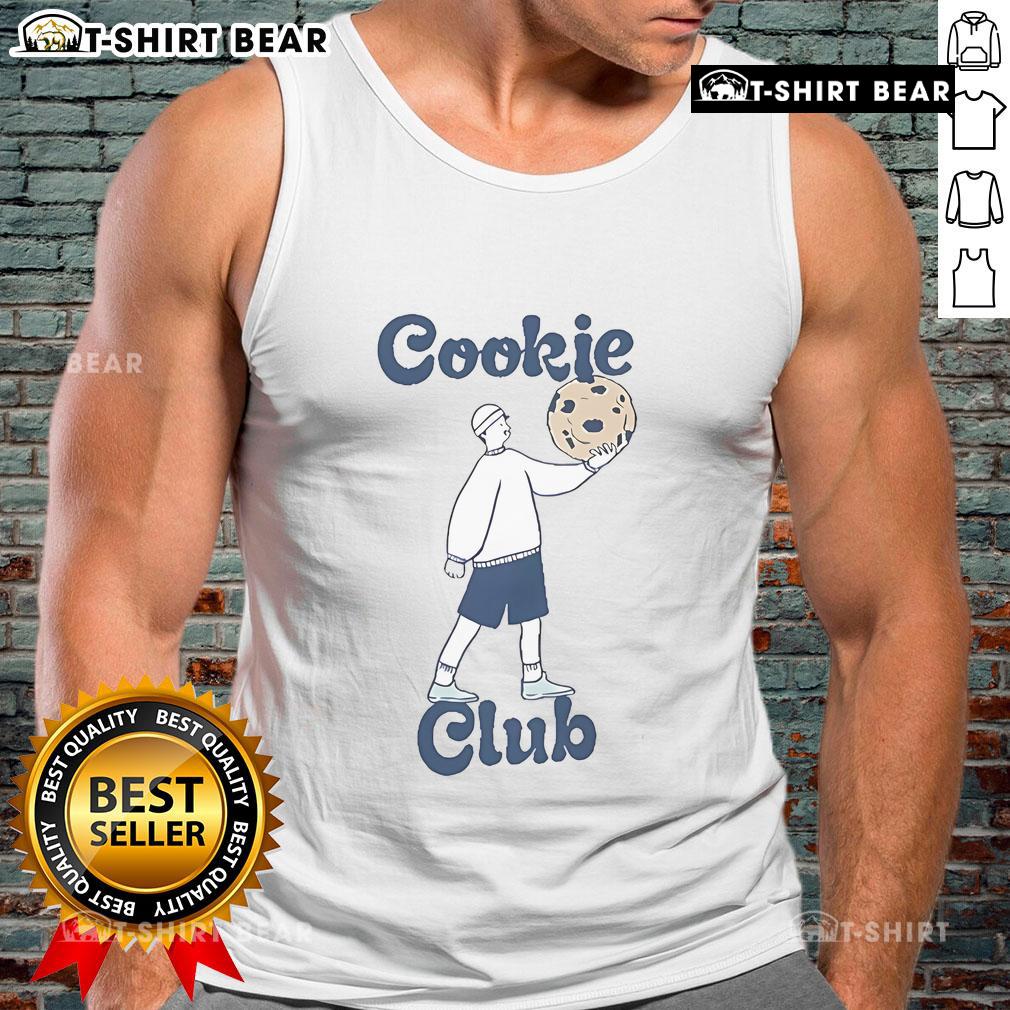 Official Crave Cookie Club 2024 tank top featuring a stylish design for cookie enthusiasts and fans.