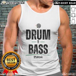 Alt Text: Official Drum and Bass Phrenik Tank Top featuring vibrant graphics and a stylish design for music lovers.