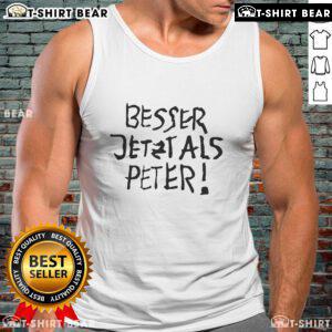 Official Feinkost Kolinski Besser Jetzt Als Peter tank top featuring a vibrant design and comfortable fit for casual wear.