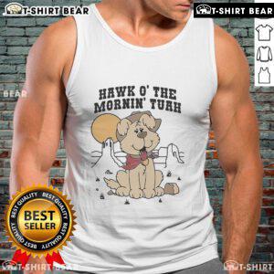 Official Hawk O The Mornin Tuah Tank Top featuring a vibrant design, perfect for casual summer wear and fans.