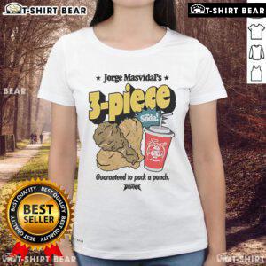 Official Jorge Masvidal 3 Piece with Soda Ladies Tee, featuring a bold design guaranteed to pack a punch.