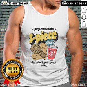 Official Jorge Masvidal 3 Piece with Soda tank top, stylish and bold design guaranteed to pack a punch for fans.