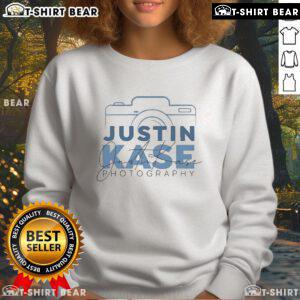 Official Justin Kase Photography sweatshirt featuring a stylish design and high-quality fabric, perfect for photography enthusiasts.