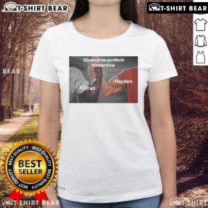 Official Kieran Hayden Obsesja Na Punkcie Howardow Ladies Tee showcasing stylish design for fans of Kieran Hayden.