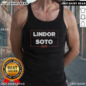 Official Lindor Soto 2025 Tank Top featuring vibrant design and breathable fabric, perfect for summer style.