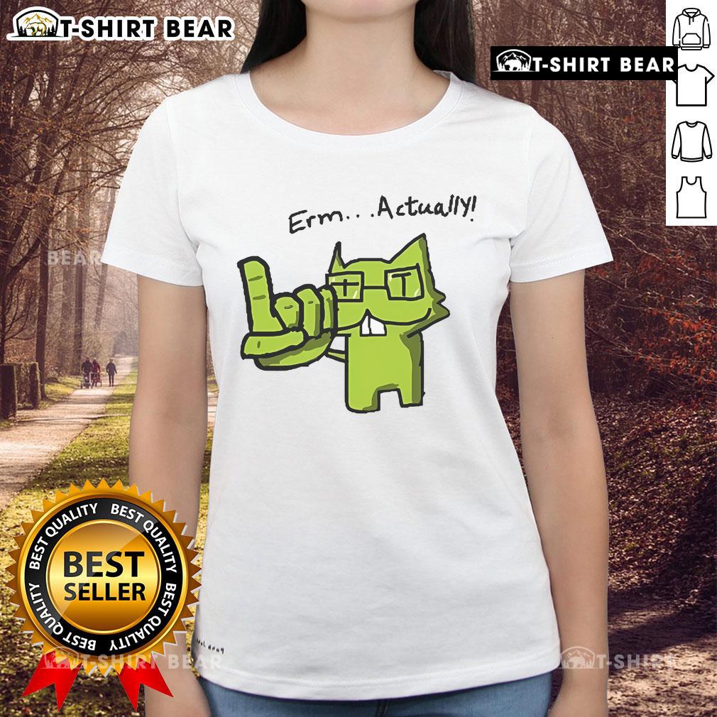 Official Nerd Pixel Cat Ladies Tee featuring a playful graphic of pixelated cats, perfect for cat lovers and nerd culture fans.