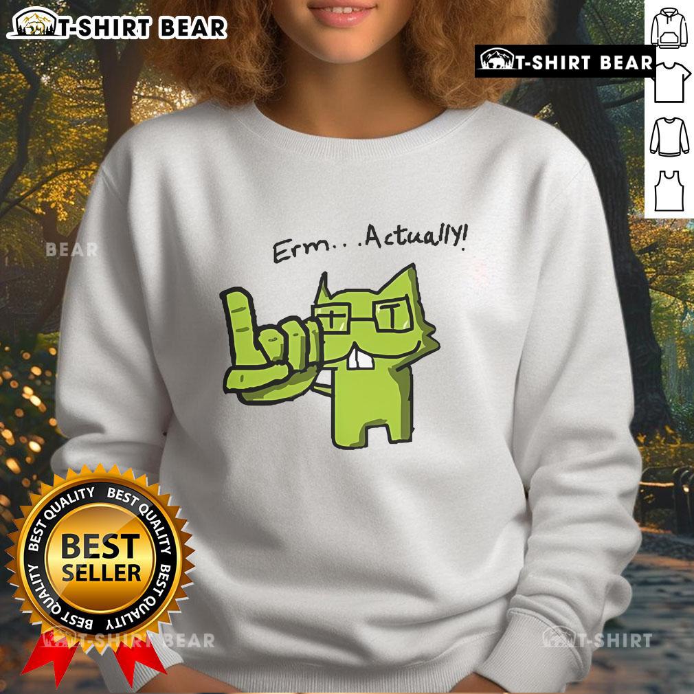 Official Nerd Pixel Cat Sweatshirt featuring a colorful pixelated cat design on a cozy, stylish hoodie.