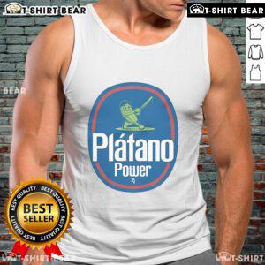 Official Platano Power Tank Top featuring vibrant design, perfect for casual wear and showcasing your love for Platano Power.