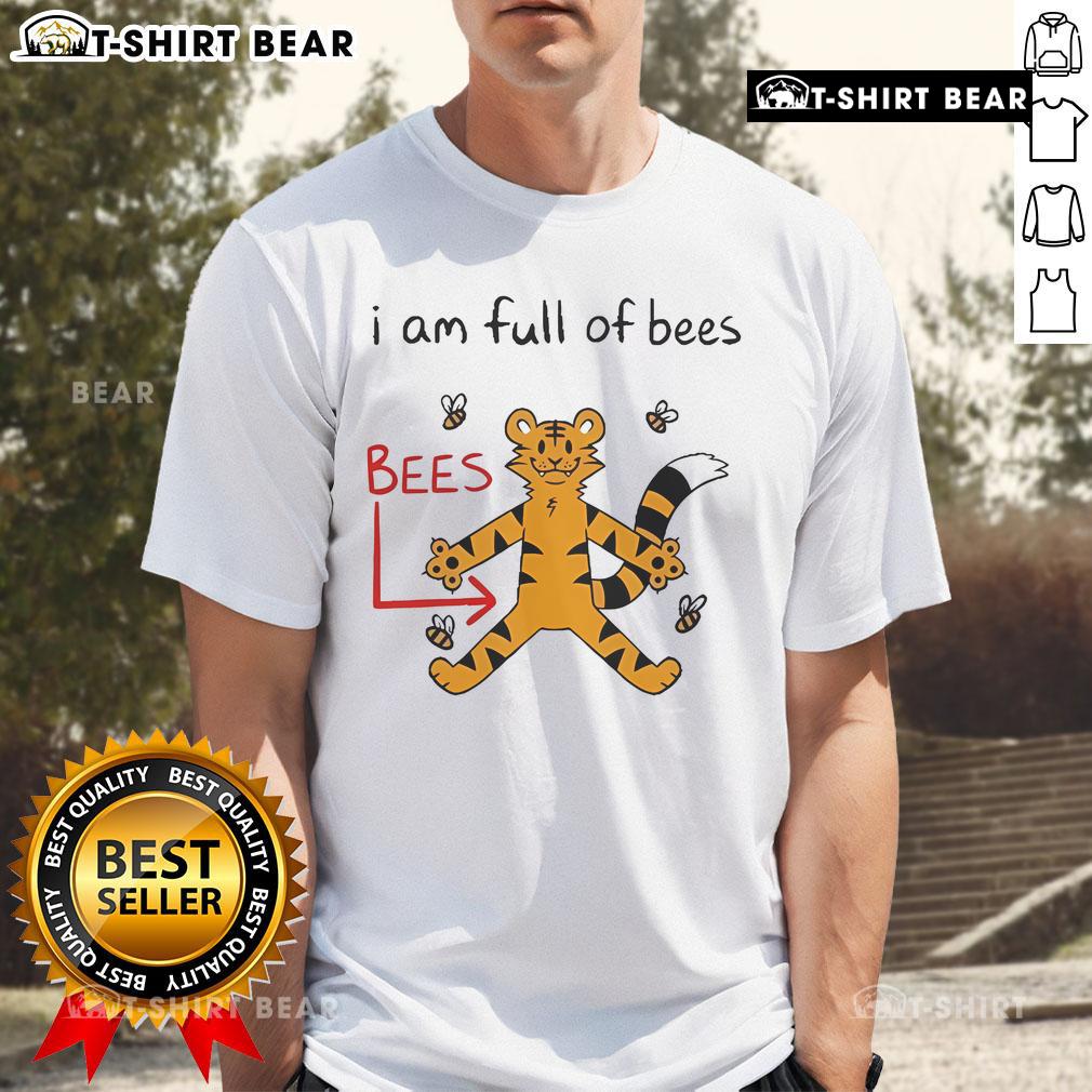 Alt Text: Official Prism Paws I Am Full Of Bees T-Shirt featuring a colorful design with playful bee graphics.