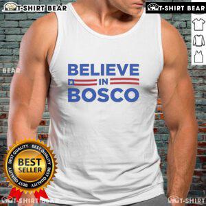 Official Rico BoCo Believe In Bosco tank top showcasing a stylish design perfect for casual wear and fan merchandise.