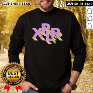 Official Sam and Colby XPRL Block Sweatshirt featuring a stylish design and vibrant colors, perfect for fans.