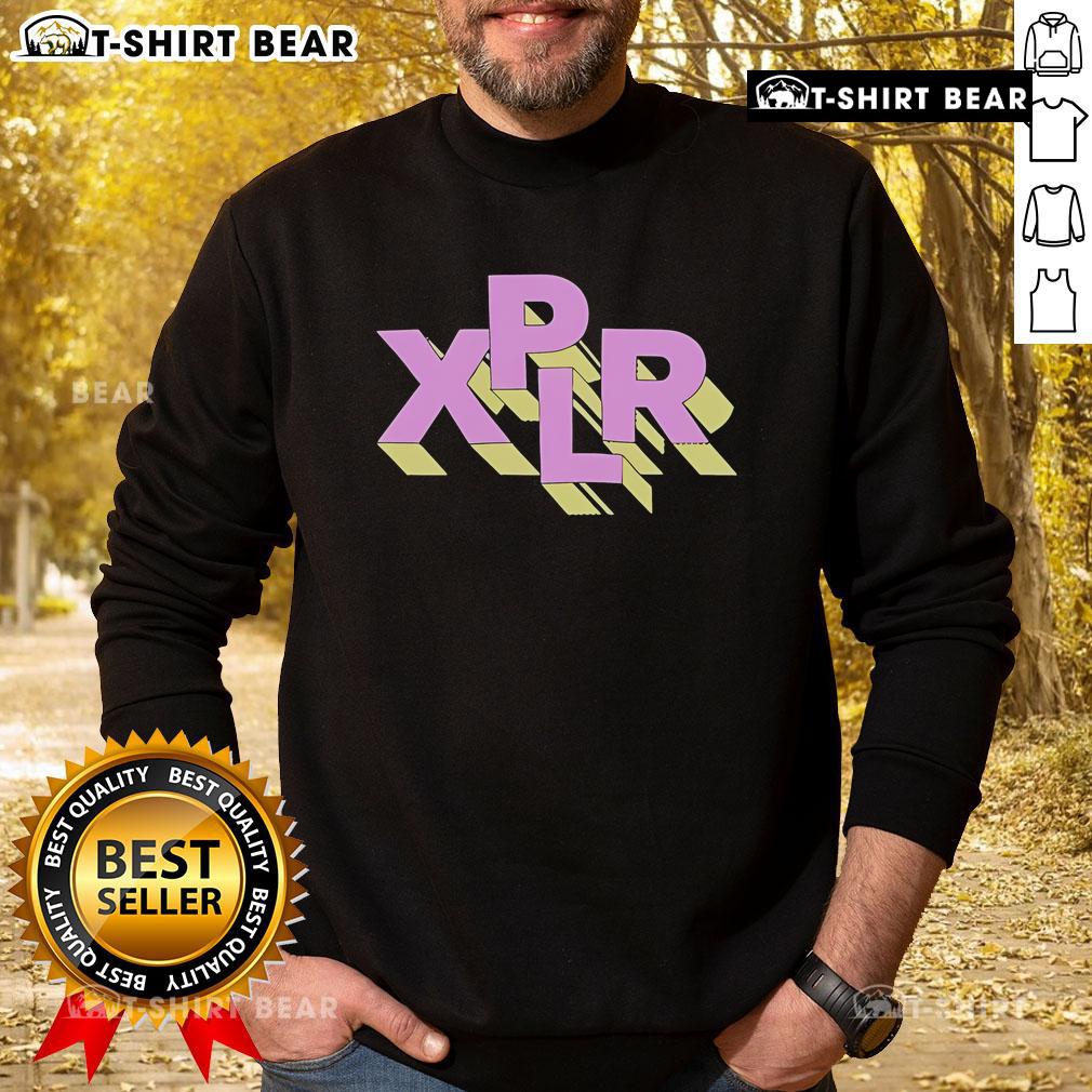 Official Sam and Colby XPRL Block Sweatshirt featuring a stylish design and vibrant colors, perfect for fans.