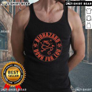 Official Sick Of It All Biohazard and Down For Lou tank top featuring bold graphics and a stylish design for fans.