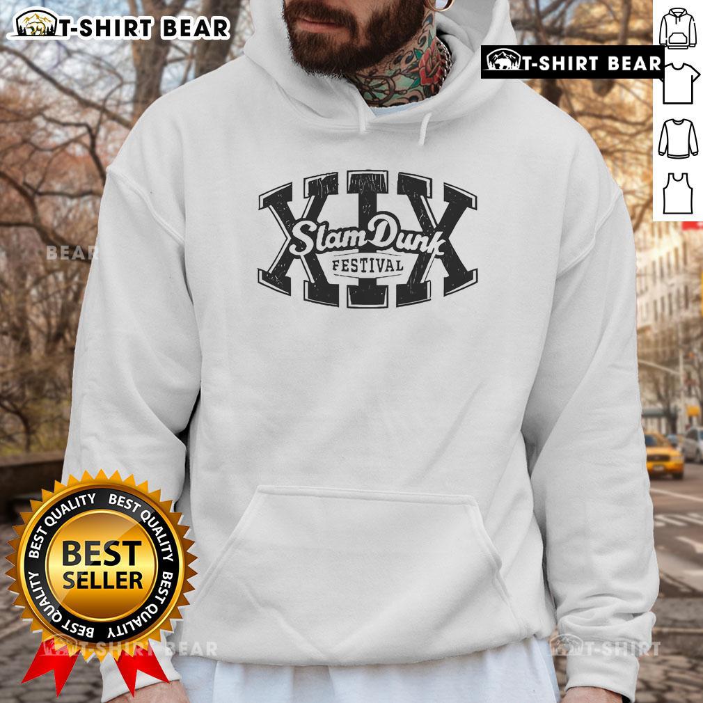 Official Slam Dunk XIX Hoodie featuring a stylish design, perfect for basketball fans and streetwear enthusiasts.