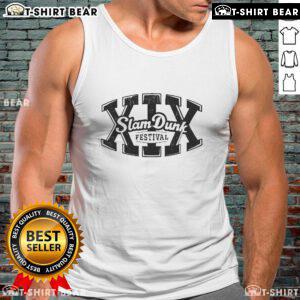 Official Slam Dunk XIX Tank Top featuring vibrant graphics and a stylish design perfect for basketball fans.