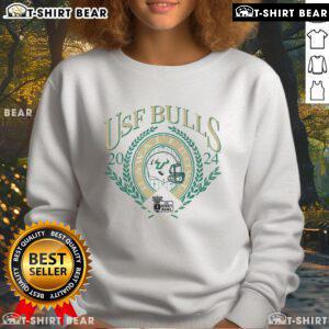 Alt Text: Official South Florida Bulls 84 2024 Hawaii Bowl sweatshirt featuring team logo and vibrant colors for fans.