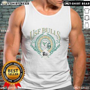 Official South Florida Bulls 84 2024 Hawaii Bowl tank top featuring team logo and vibrant design for fans.