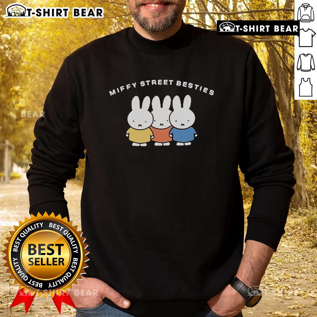 Official Team Rocket Diva Miffy Street Besties Sweatshirt featuring colorful graphics and a cozy design for casual wear.