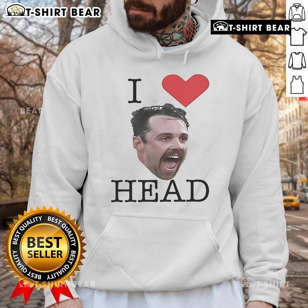 Official Travis Head 'I Love Head' Hoodie featuring a stylish design, perfect for fans of cricket and Travis Head.