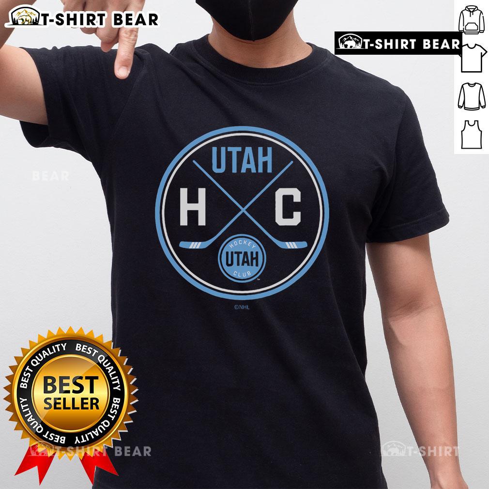 Official Utah Hockey Club Prize T-Shirt featuring the club logo and vibrant colors, perfect for fans and players alike.
