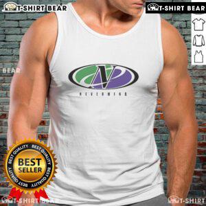 Official Veronika Slowikowska Never Mind sporty logo tank top in stylish design, perfect for activewear enthusiasts.