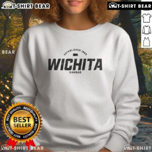 Official Wichita Kansas vintage athletic sports sweatshirt featuring classic design and vibrant colors perfect for fans.
