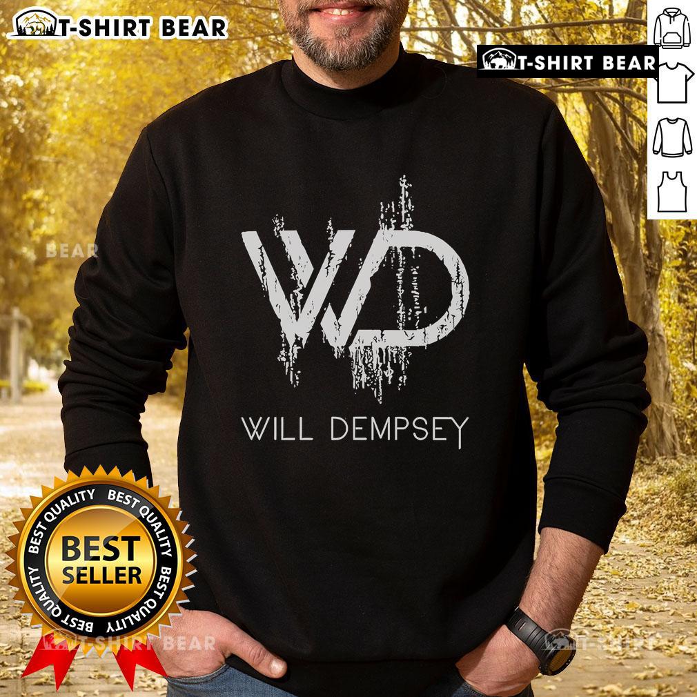 Official Will Dempsey WD Shorthand Logo Sweatshirt in stylish design, perfect for casual wear and fashion enthusiasts.