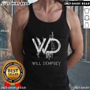 Official Will Dempsey WD Shorthand Logo Tank Top showcasing a stylish design and vibrant colors for casual wear.
