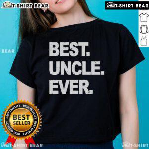 Official Your Narrator Best Uncle Ever Ladies Tee featuring a stylish design for proud uncles and casual wear.