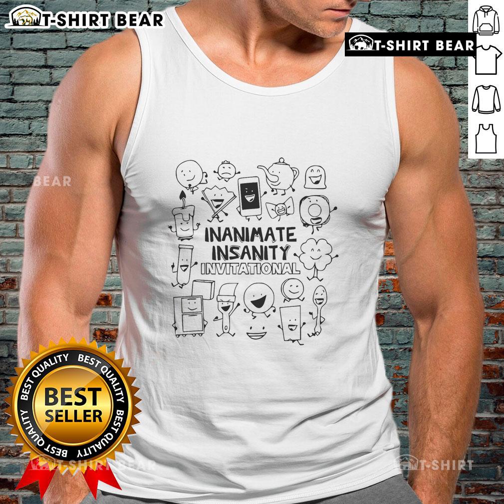 Premium Creator Ink Inanimate Insanity Invitational tank top featuring vibrant graphics and a comfortable fit for fans.